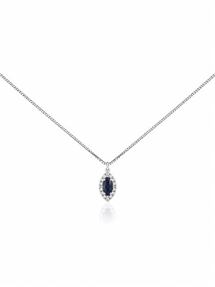 Necklace Recarlo Woman in Gold Zaffiro 0.28 Ct XE 249BZF1 - XE 249BZF1